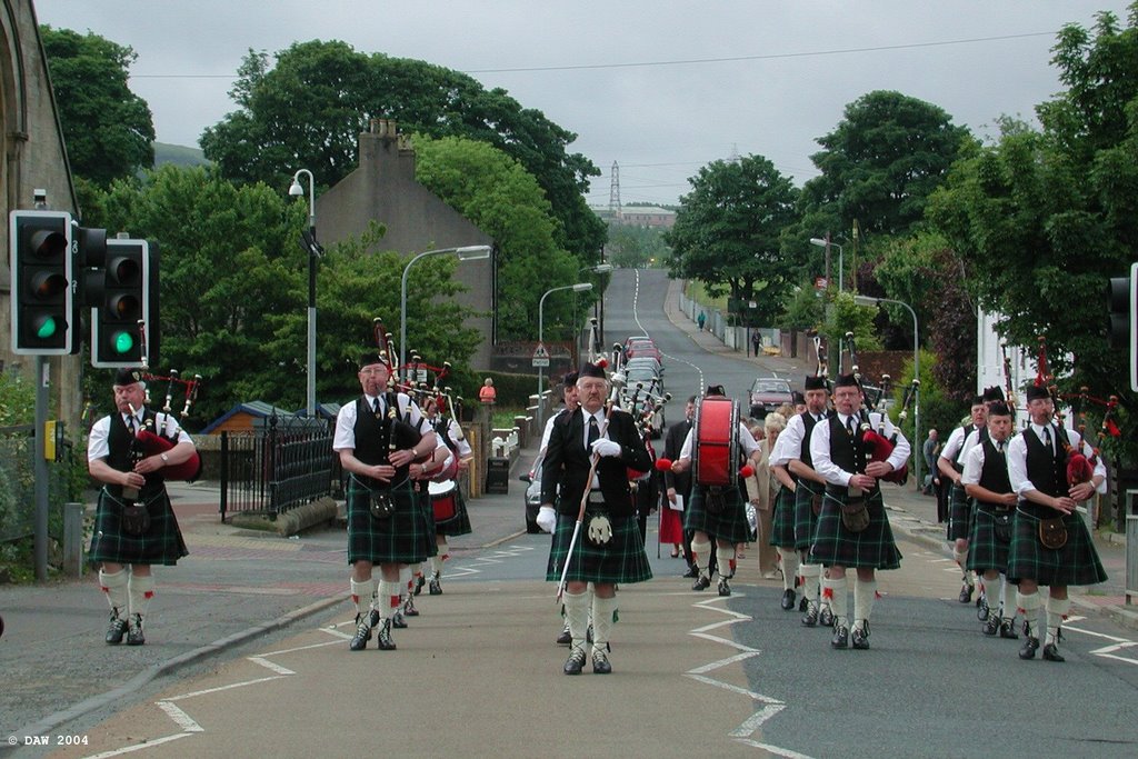 The Neilston & District Pipe Band, High Street, Neilston by donaldW