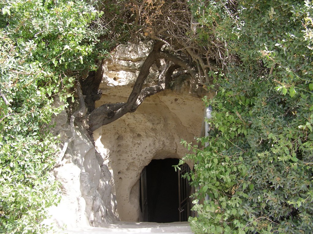 Entrance to the Sidonian burial cave by Alexey Goral