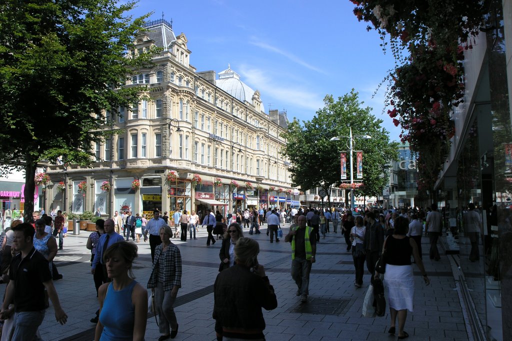 Cardiff City Centre by Jan Haas