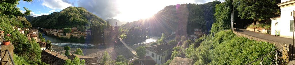 Bagni di Lucca, panorama by Skilplein