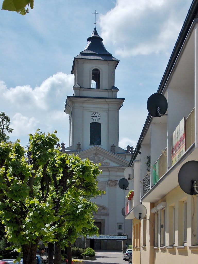 Rymanów - the parish church of St. Lawrence by wuhazet