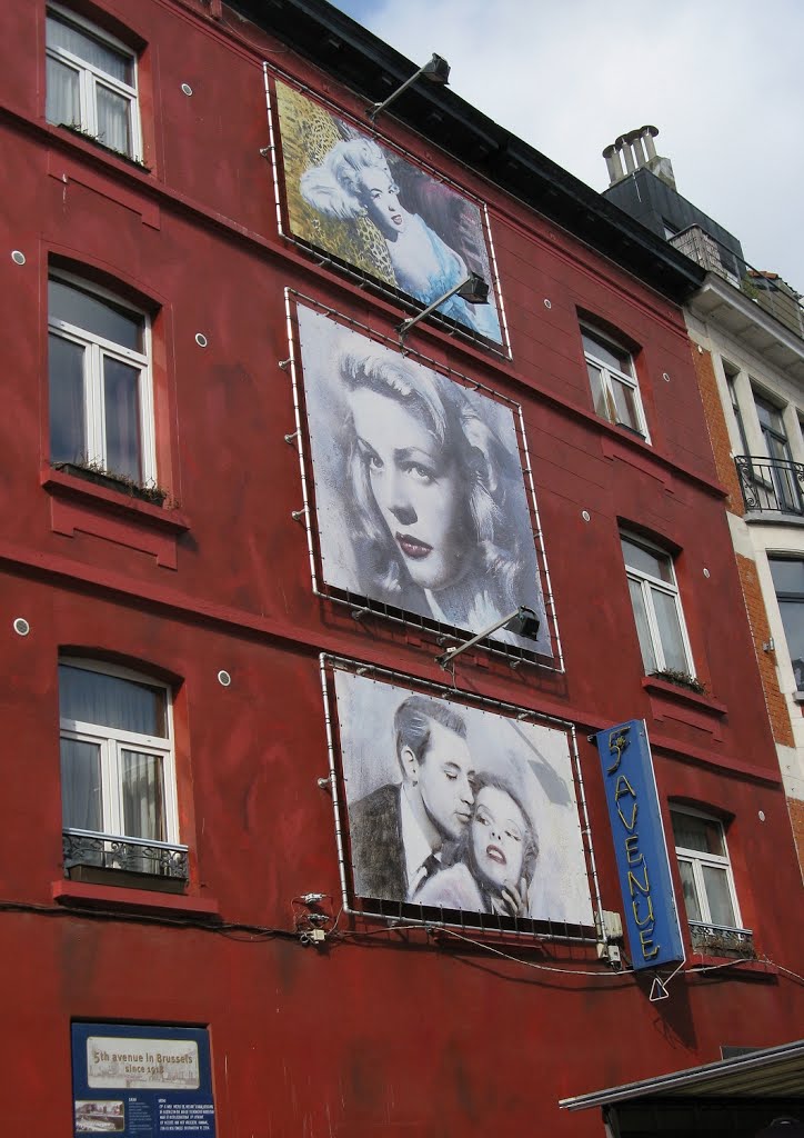 Hollywood Star Wall Mural in Brussels by agracier - NO VIEWS