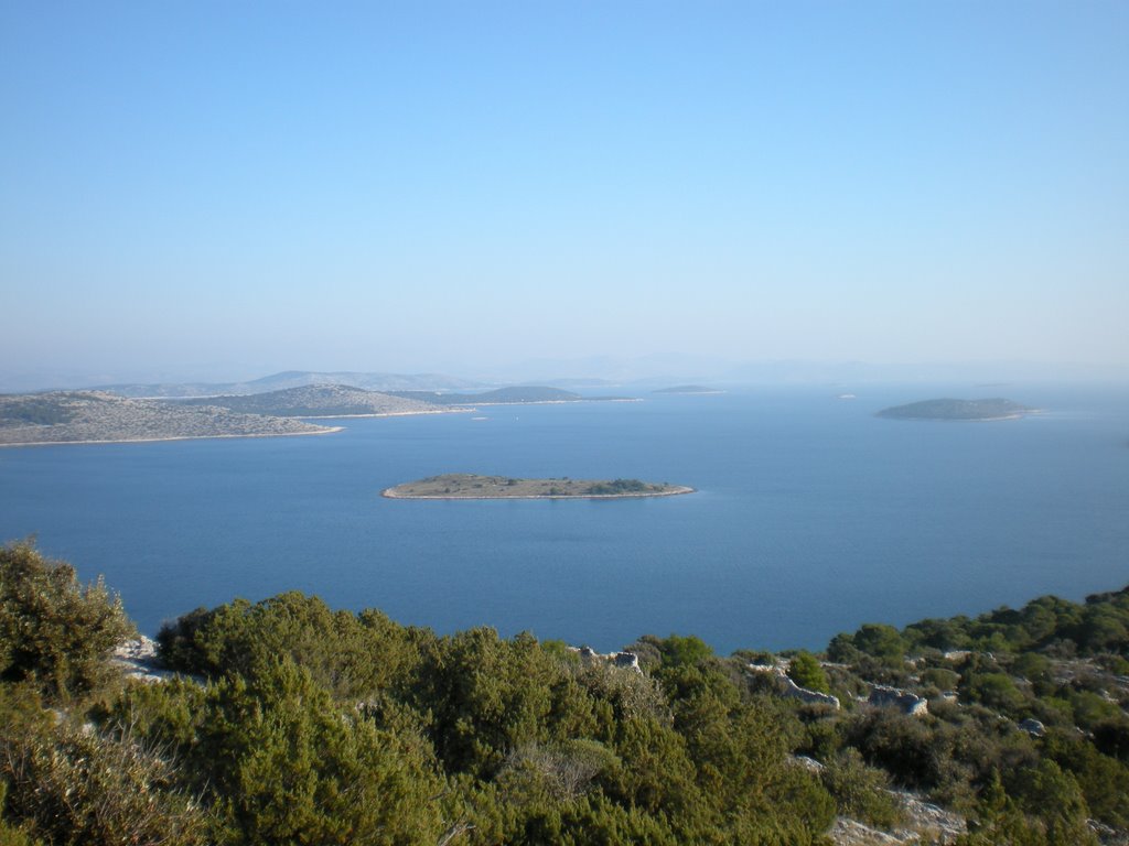 Island Kaprije - view from highest hill of Island Kaprije Dec-Jan 07/08 by Latic