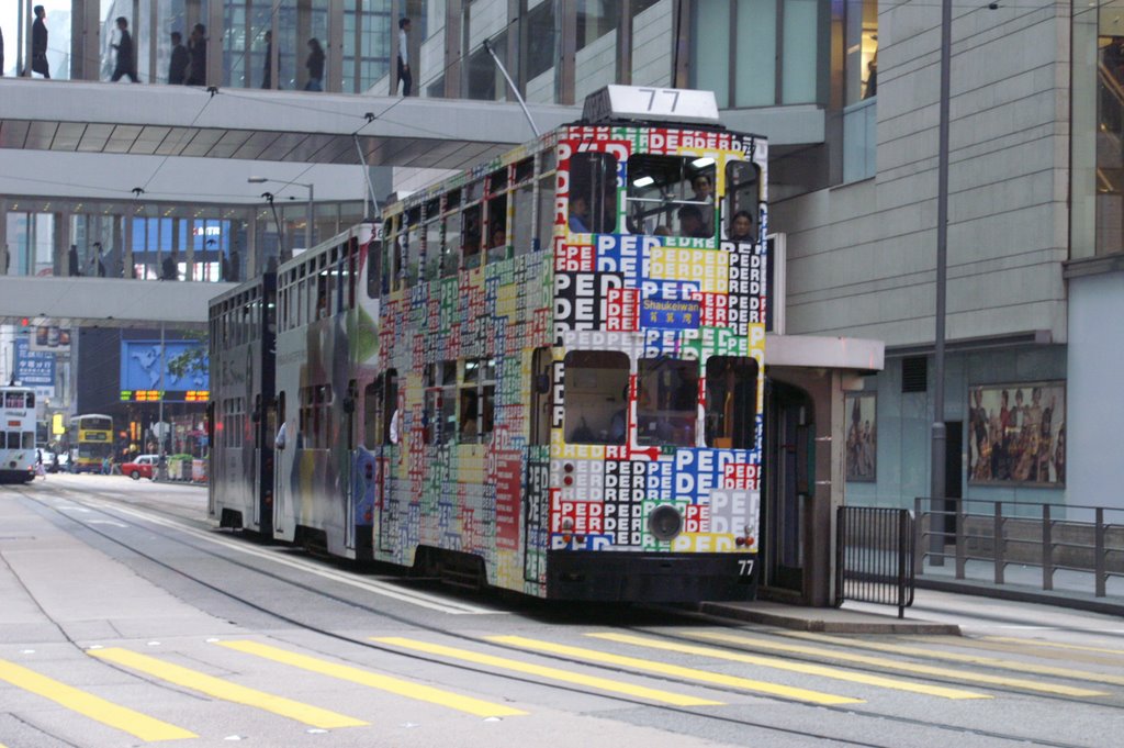 Central Hong Kong street scene by marquesmax