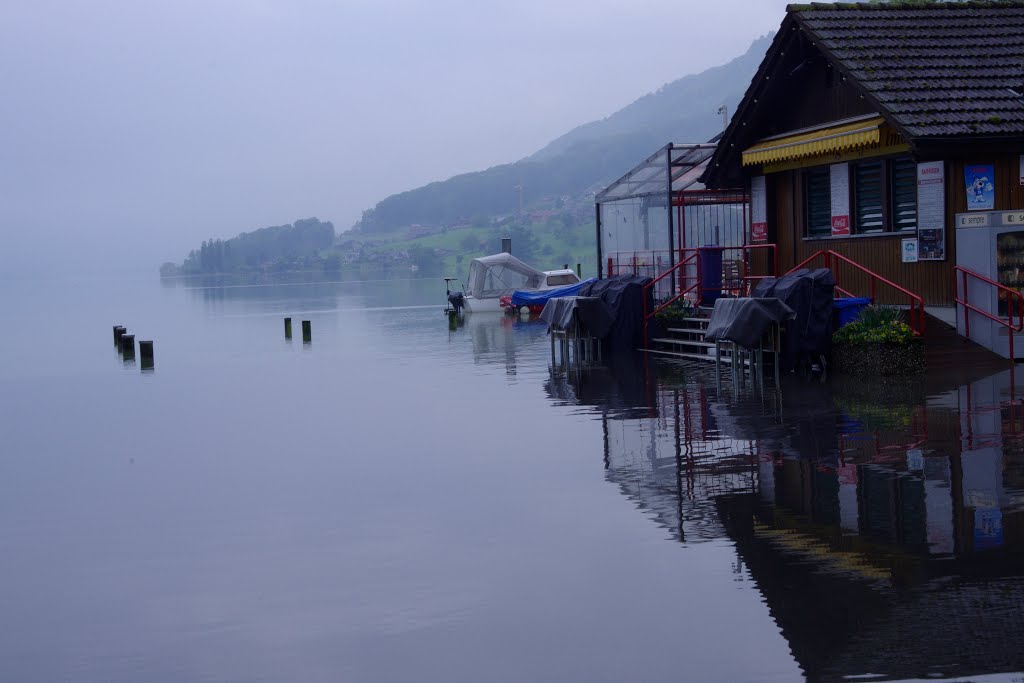 Hochwasser, Sarnersee 2. Juni 2013 by Ruedi (⊙o⊙)