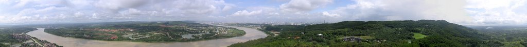 南宁全景一角 Panorama 360 of NanNing by tony3721