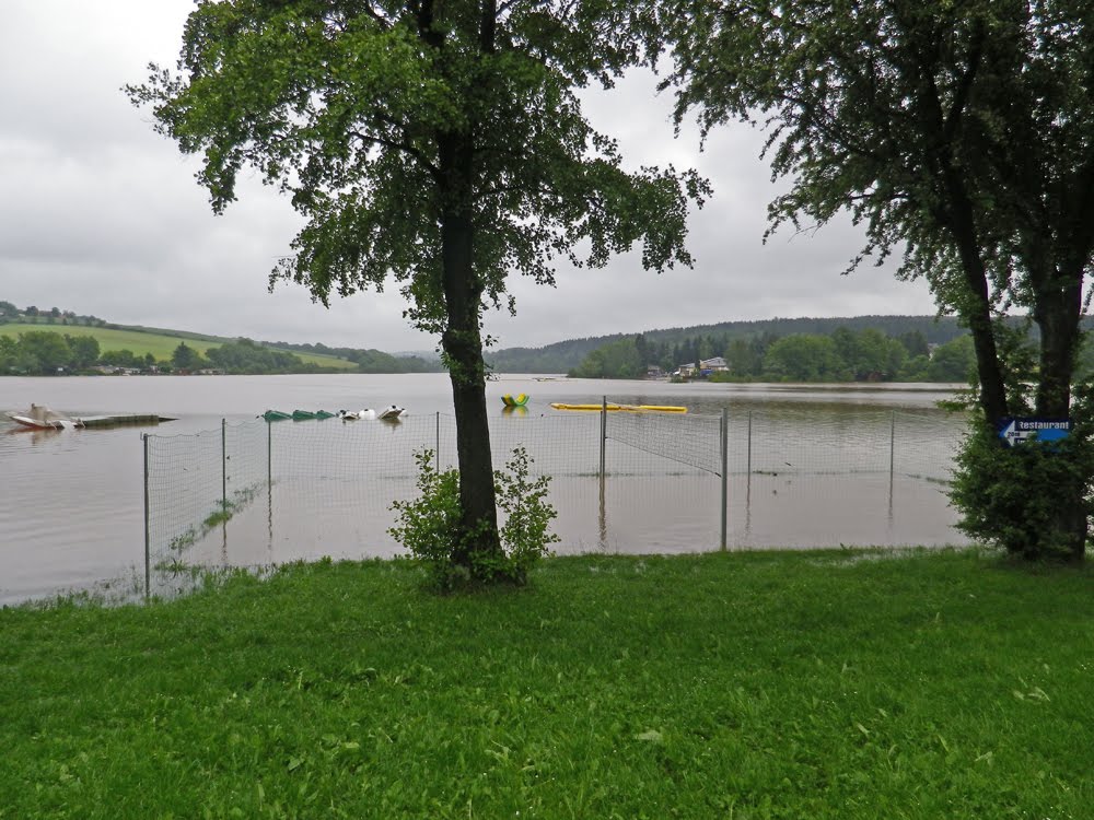 Land unter am Strandbad Seifersdorf, Talsperre Malter by Gruetzimami