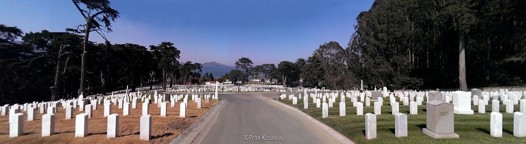 San Francisco, CA - "Persidio National Cemetery" (panorama) - ©02.05.2013 by PKusserow