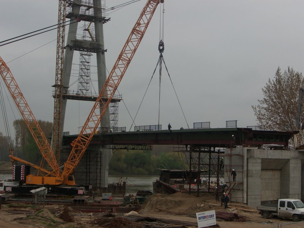 New bridge on the Tisa river by srki56