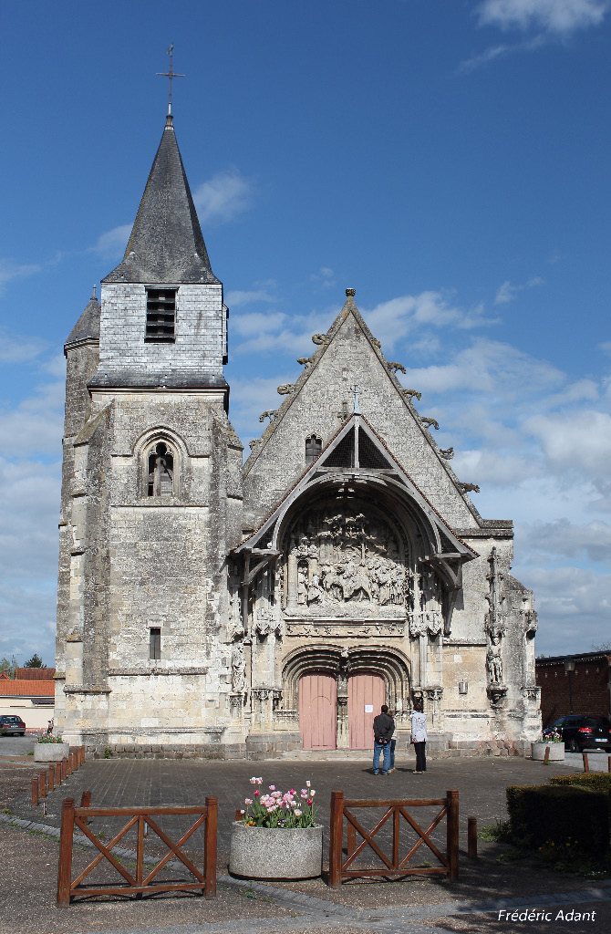 L'EGLISE NOTRE DAME DE LA NEUVILLE A CORBIE by Frédéric Adant