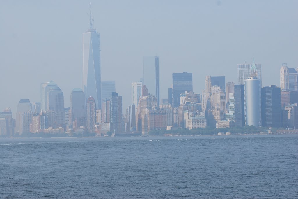 Manhattan desde el Ferry a Staten Island, New York, Mayo 2013 by Martín Otero