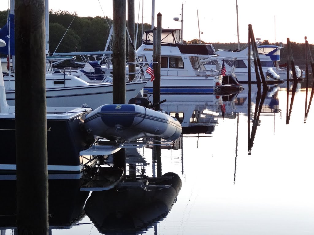 Robinhood Marina, Georgetown Maine by Taoab