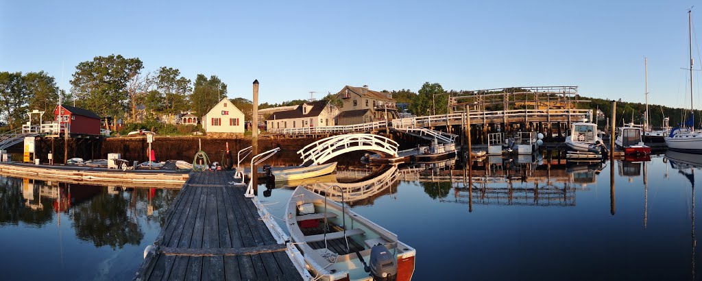 Robinhood Marina, Georgetown Maine by Taoab