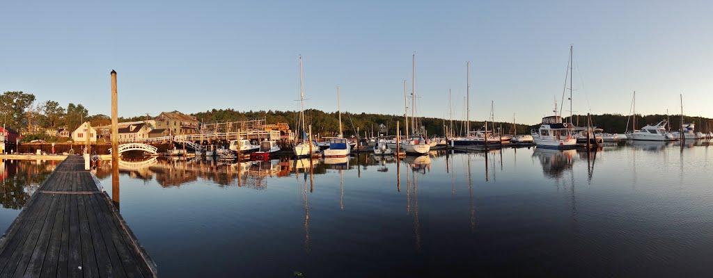 Robinhood Marina, Georgetown Maine by Taoab