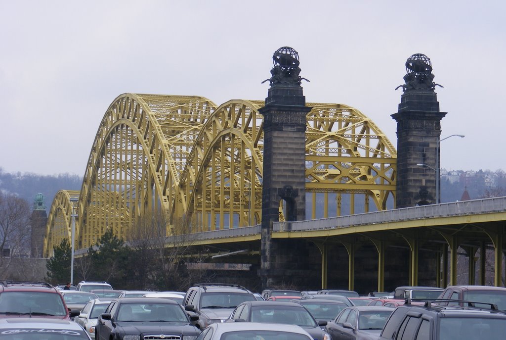 Pittsburgh - Strip District - 16th Street Bridge (contructed in 1922) by Anthony Marais