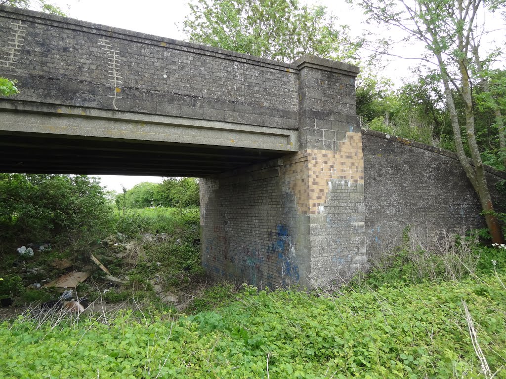 Railway bridge near Roydon by Shadow3512