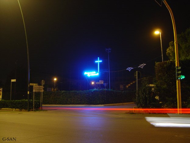 Neon lights near Valenzano 05 by g-san