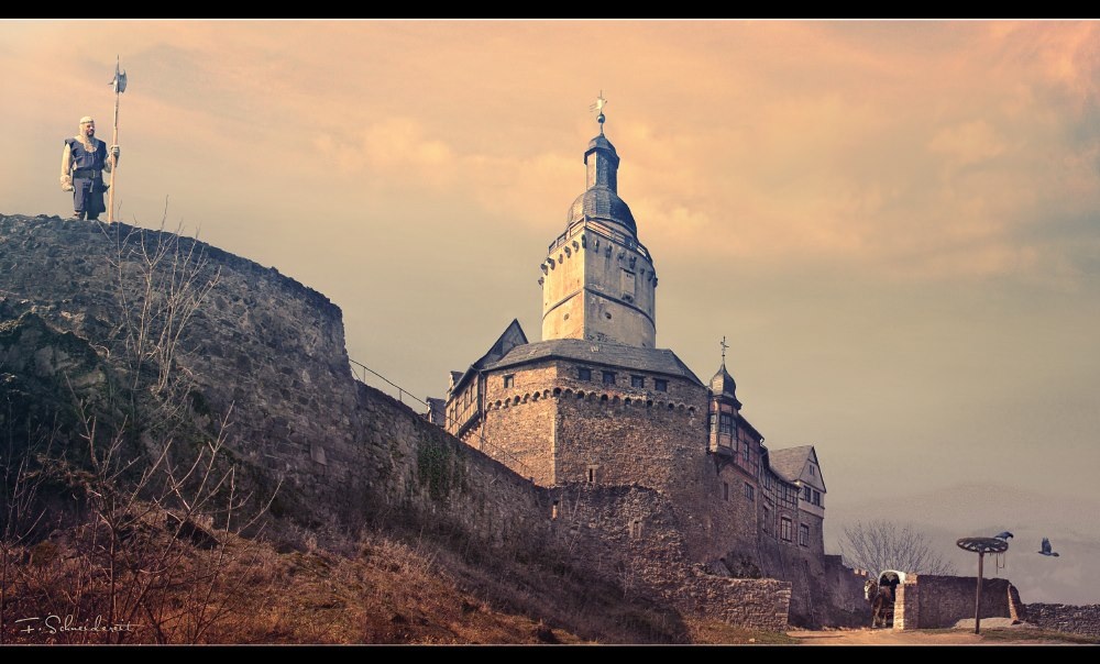 Falkenstein Castle by Frank Schneidereit