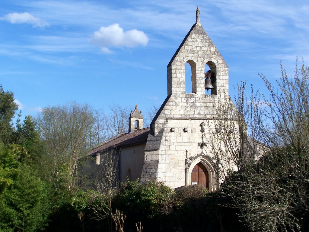 Escoussans Église Saint-Seurin by hpjps