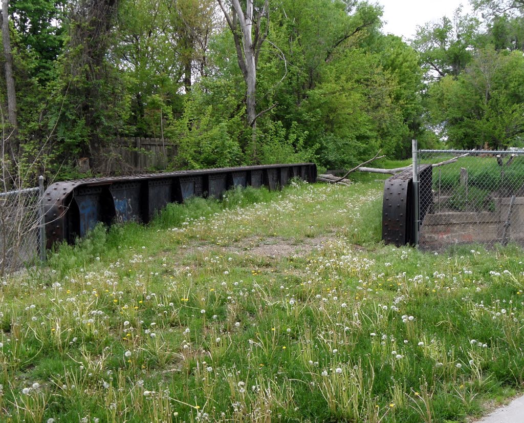 Abandoned RR bridge by trail by Prion