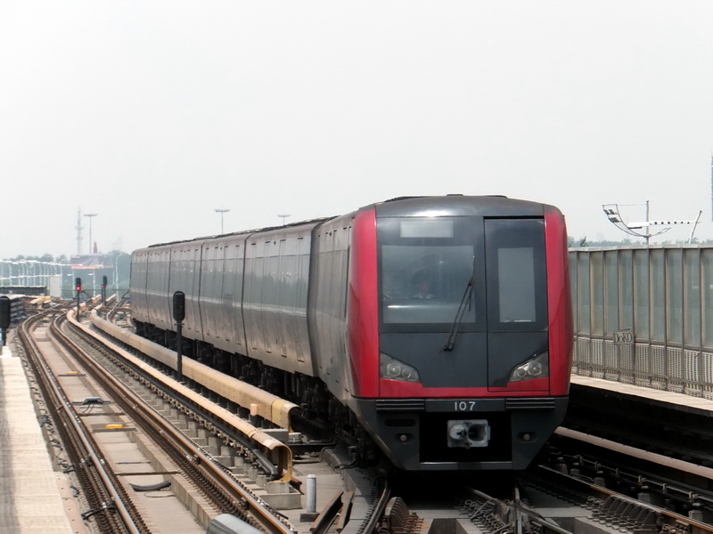 天津-地铁1号线-刘园站-列车折返(TianJing Metro-Line 1- LiuYuan Station return line) by 43mini