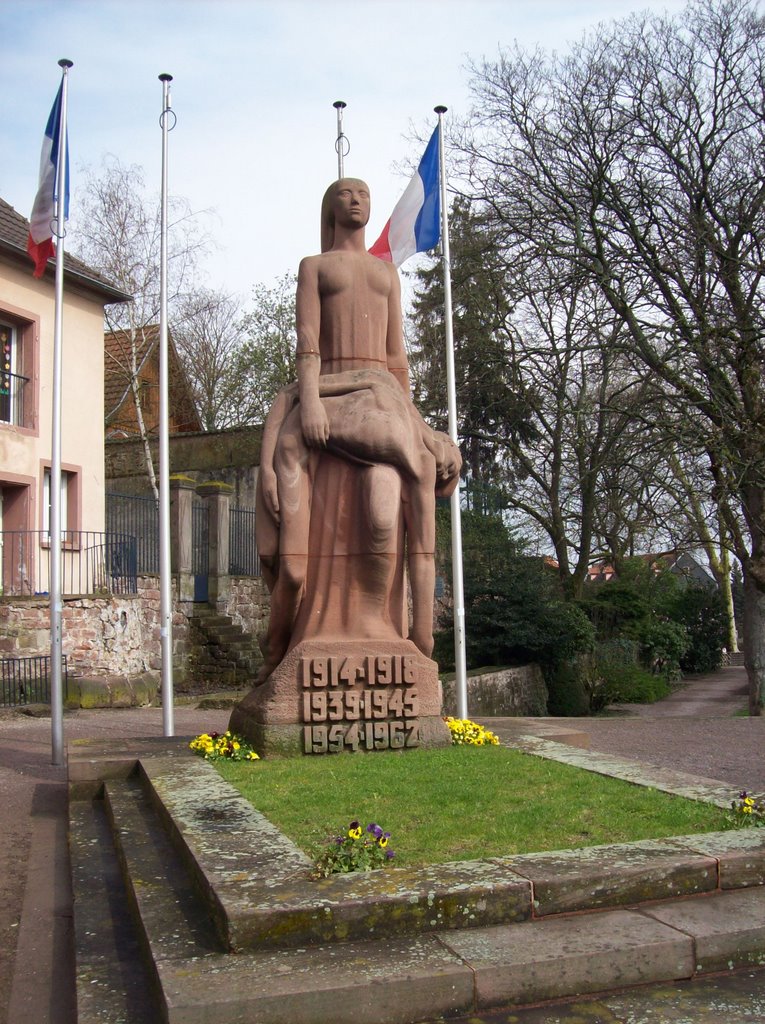 Saverne - Denkmal für die Opfer der beiden Weltkriege und der frz. Kolonialkriege by dertivoli