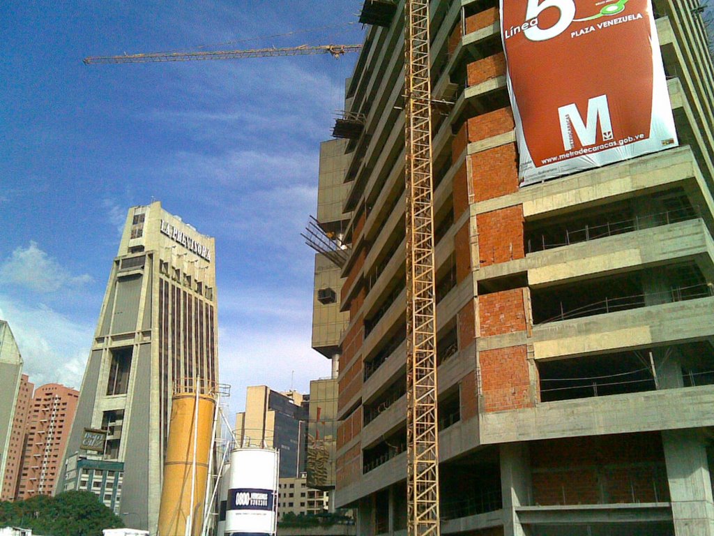 Previsora desde Edif CAMETRO en construccion by Sergio A Gonzalez