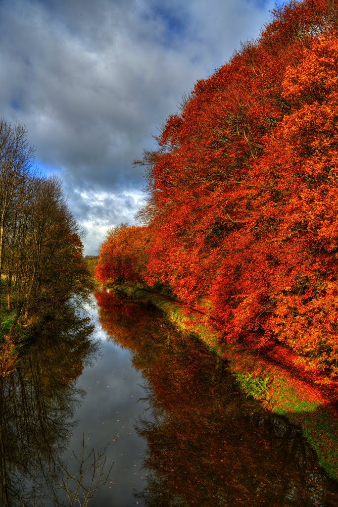 LEEDS & LIVERPOOL CANAL, FENESCOWLES, LANCASHIRE, ENGLAND. by ZACERIN