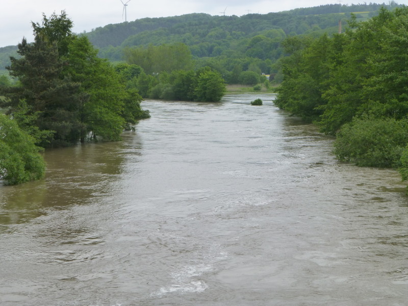 Hochwasser der Werra bei Vacha / 6 by H.Garnjost