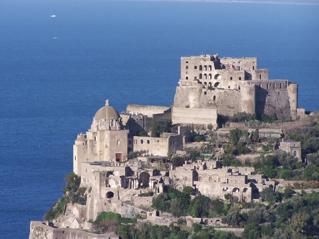 Ischia - Il Castello Aragonese - Vista Particolare by Konstantin Mitroshen…