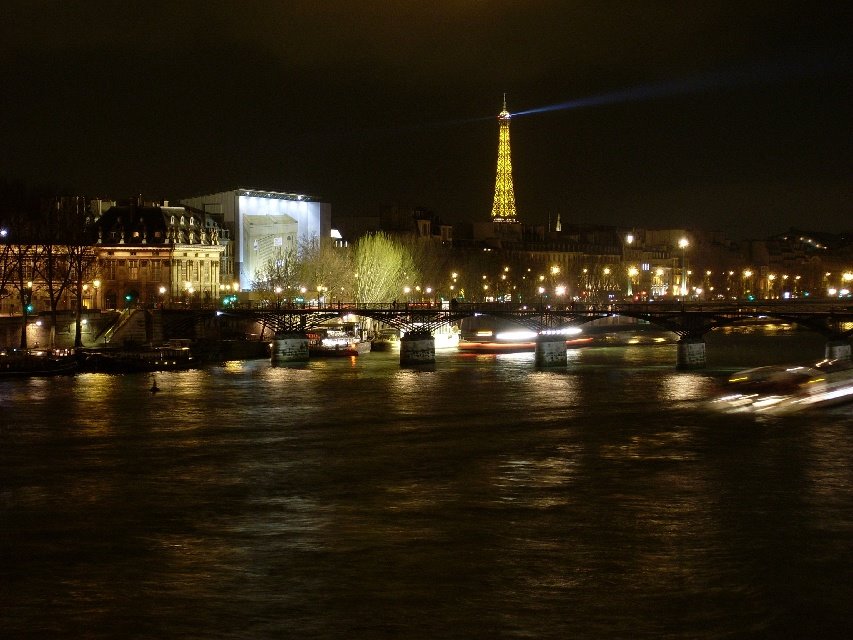 To the Tour Eiffel from the Pont Neuf by Stephen Sweeney