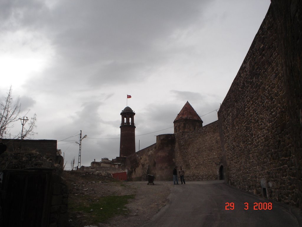 Erzurum Castle and Clock Tower by ridvan tuncel