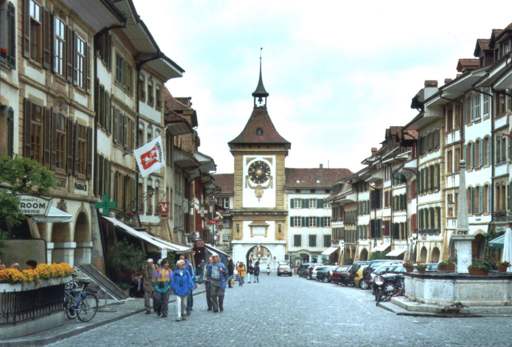 Hauptgasse in Murten by Carsten Czelusta