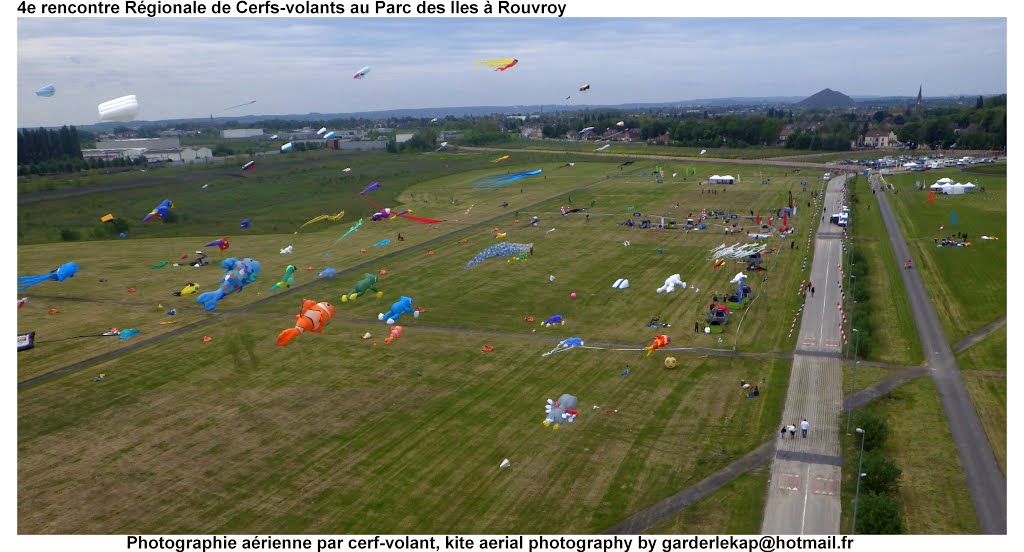 4e rencontre Régionale de Cerfs-volants au Parc des Iles à Rouvroy by Garder le kap