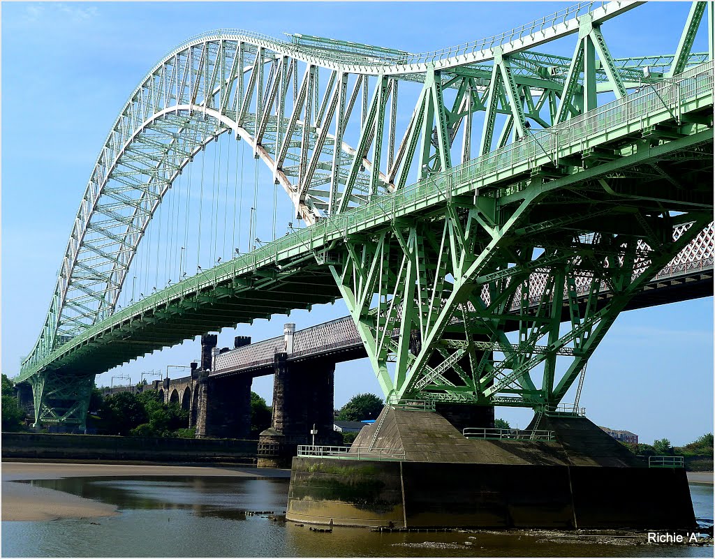 Bridge Over The River Mersey. by Richie.