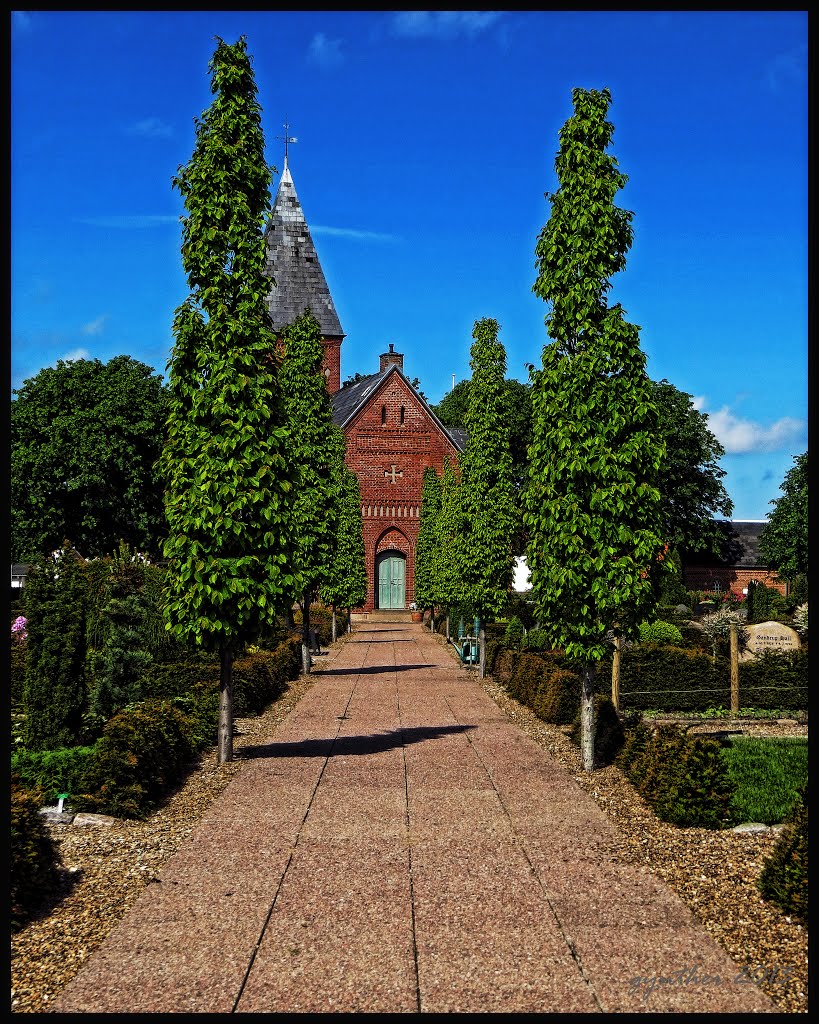 Path to the church by gos1959