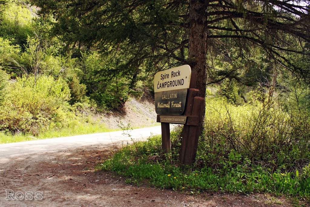 Spire Rock Campground Enterence by Ross Dean Mitchell .com