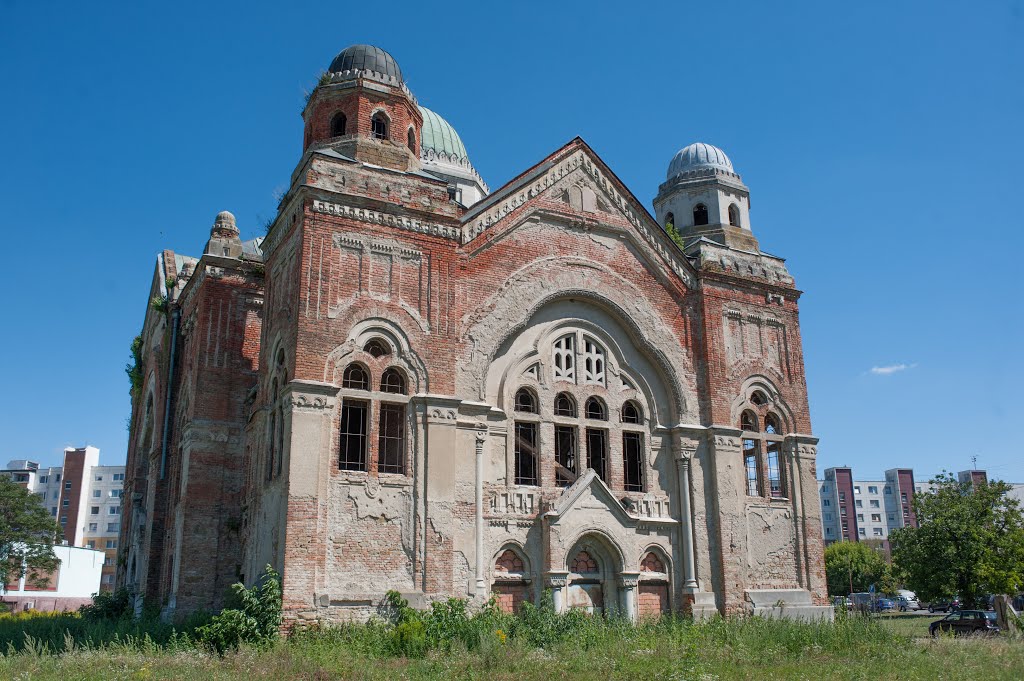 Synagogue abandonnée à Lucenec by Marco di Genova