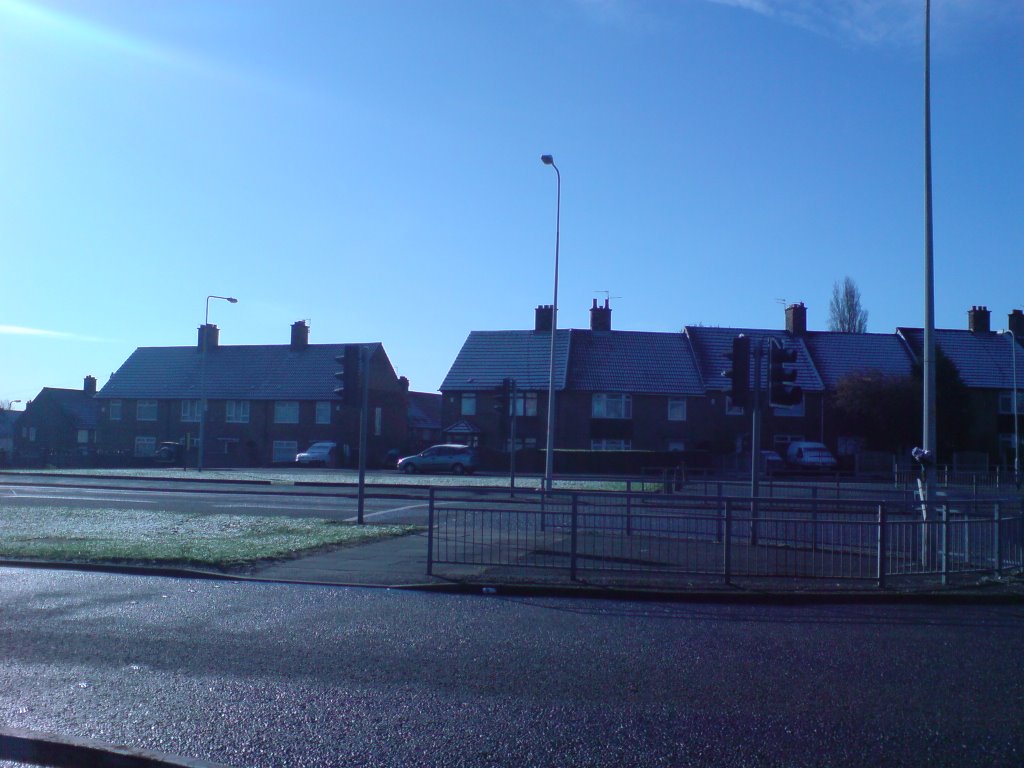 Snowy April morning in Huyton by vinnyhassell