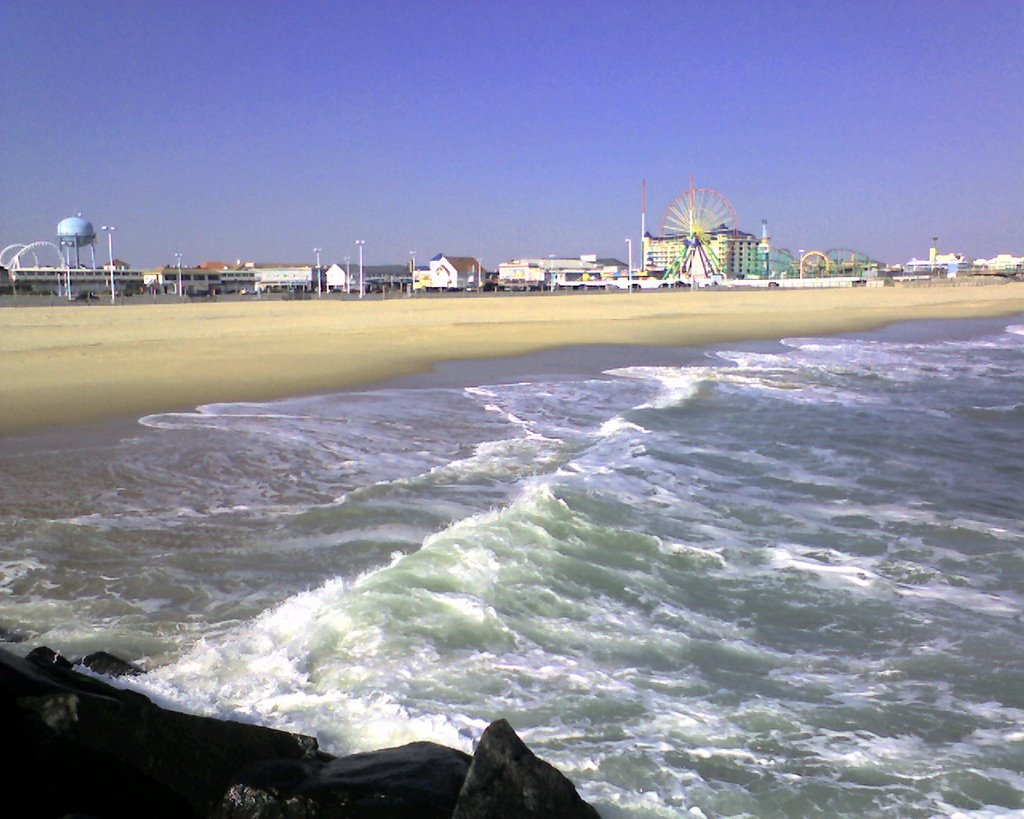 Ocean City Inlet Jetty by dbc0001