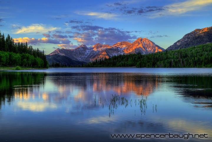 Silver lake flat spring sunrise by spencer baugh