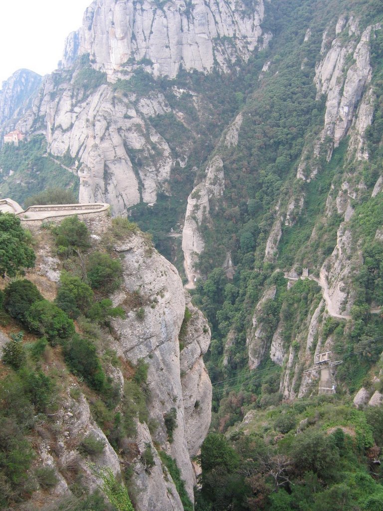 Looking down from montserrat by lieneHelmig