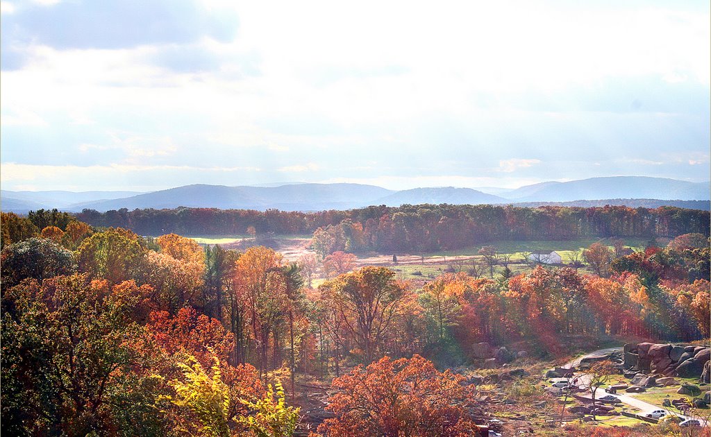 Devil's Den in the Fall by Mary Fisher