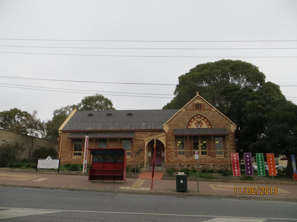 Pepper Street Art Centre since 1995, in Old 1846-1963 MAGILL PRIMARY SCHOOL, along Magill Road by Peter John Tate,