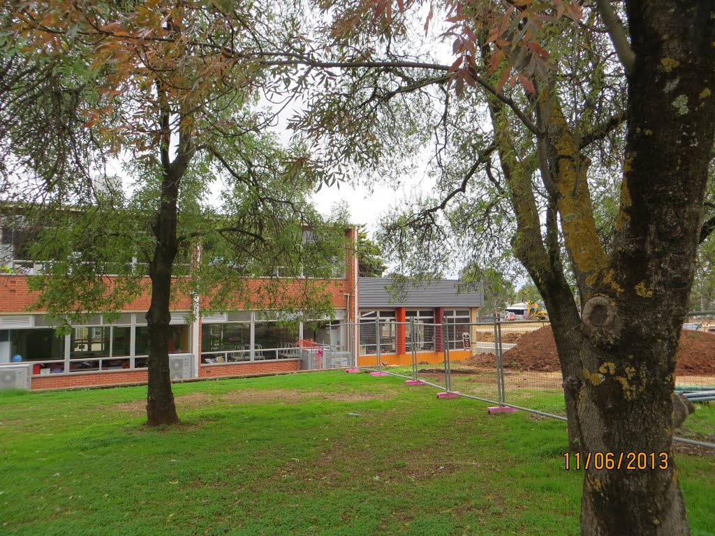 New Addition added onto the early 1960's two Story ClassRooms at the MAGILL Primary School along Adelaide Street in Magill by Peter John Tate,