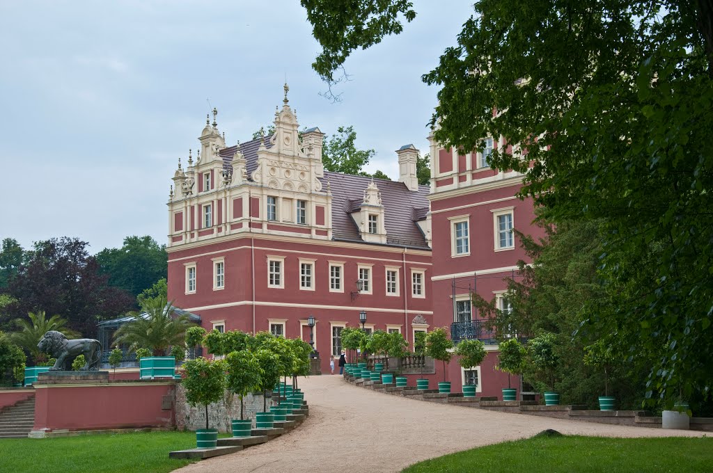 Nowy Zamek w Bad Muskau − znajdujący się w Parku Mużakowskim (Fürst-Pückler-Park Bad Muskau) by romulus111