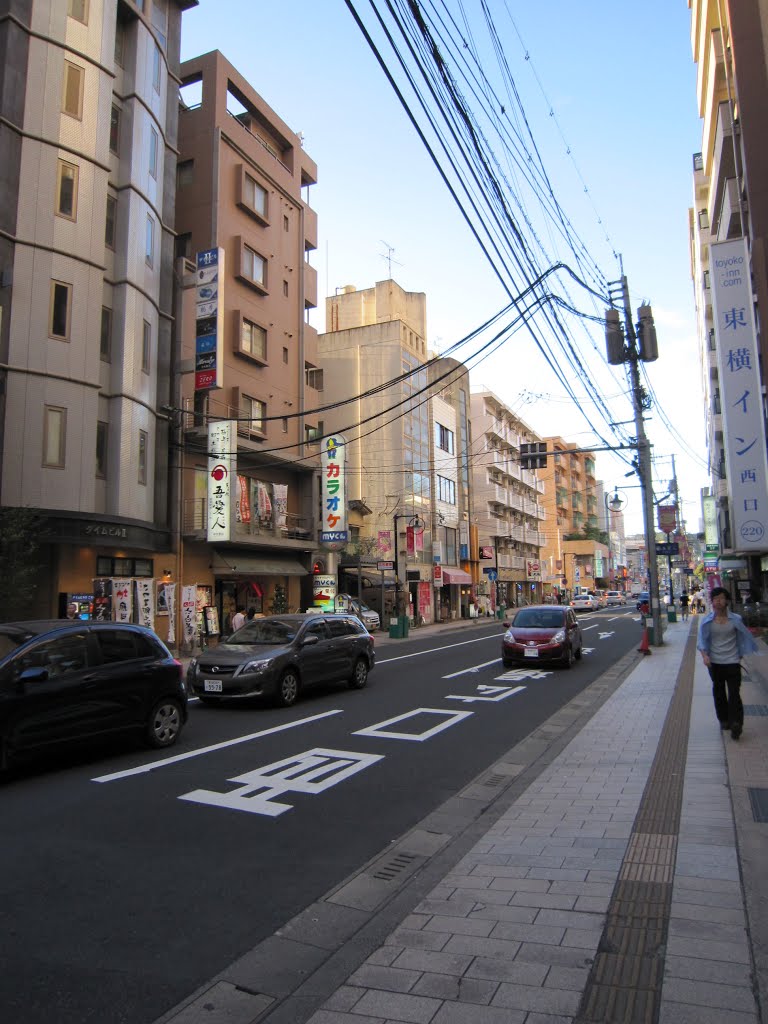 Kagoshima - Street near Kagoshima-Chuo Station by MediaTraveller