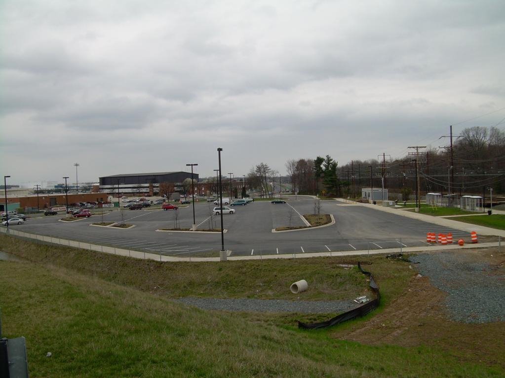 MARC train parking lot by jspath55