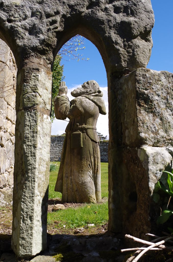 A Study in Prayer,13th Century Hulne Abbey, Hulne Park, Alnwick by guide paul