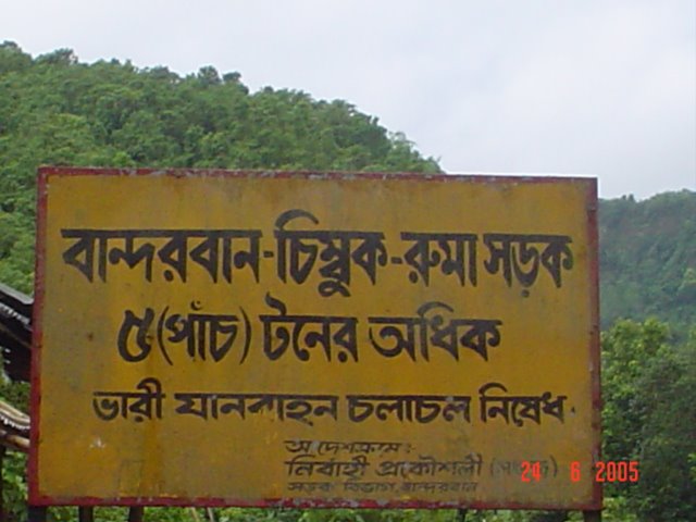 Information about the use of Road (Bandarban to Chimbuk),2005 by Md.Aminul Islam